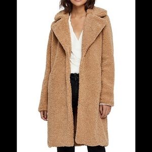 NEW Vero Moda Caramel/Tan/ Teddy Coat- Size XS